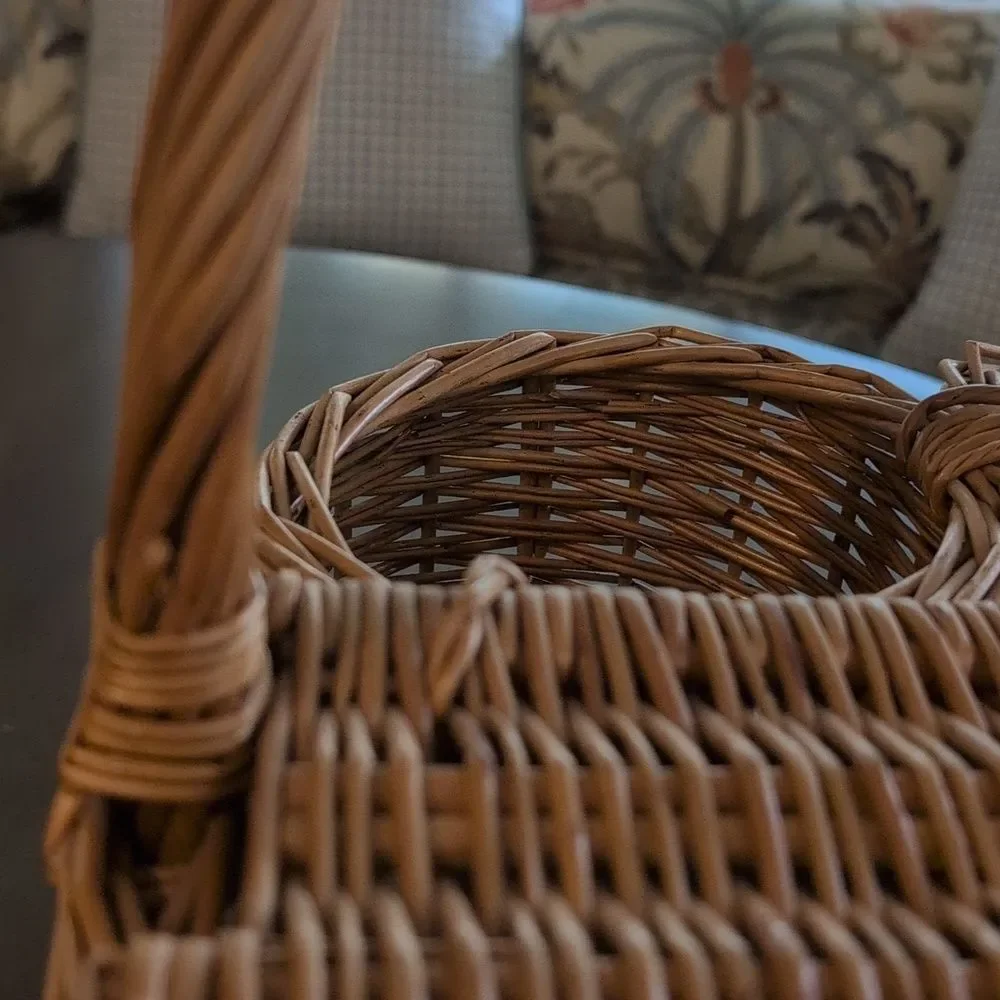 Vintage handcrafted woven
